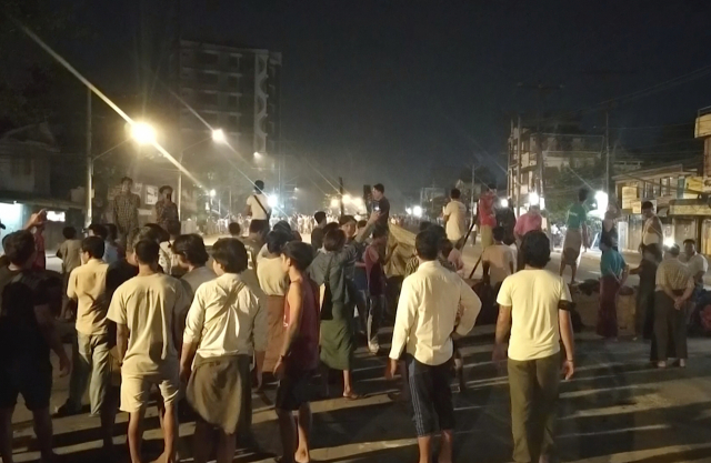 Myanmar citizens even held late-night protests against’night curfew’