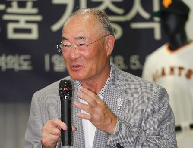 2018년 한국을 찾은 장훈. 연합뉴스