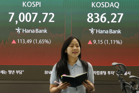 반도체 훈풍에…코스피 7거래일 만에 ‘7000피’ 탈환